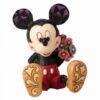 Enesco Disney Mickey Mouse With Flowers Mini Figure Topolino Jim Shore 4054284