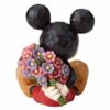 Enesco Disney Mickey Mouse With Flowers Mini Figure Topolino Jim Shore 4054284 - immagine 2