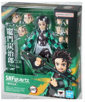 Bandai Spirits S.H. Figuarts Tanjiro Kamado Demon Slayer Kimetsu No Yaiba Thamashii Nations - immagine 6