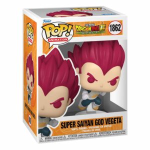 Funko POP! Animation Vinyl Figure Vegeta SSG Super Saiyan God Dragon Ball Super - 1862 - immagine 2