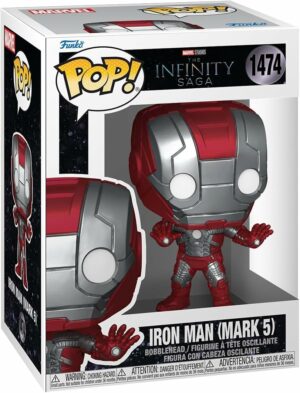 Funko POP! Movies Vynil Figure Iron Man Mark 5 Marvel Cinematic Universe Arc - 1474 - immagine 2